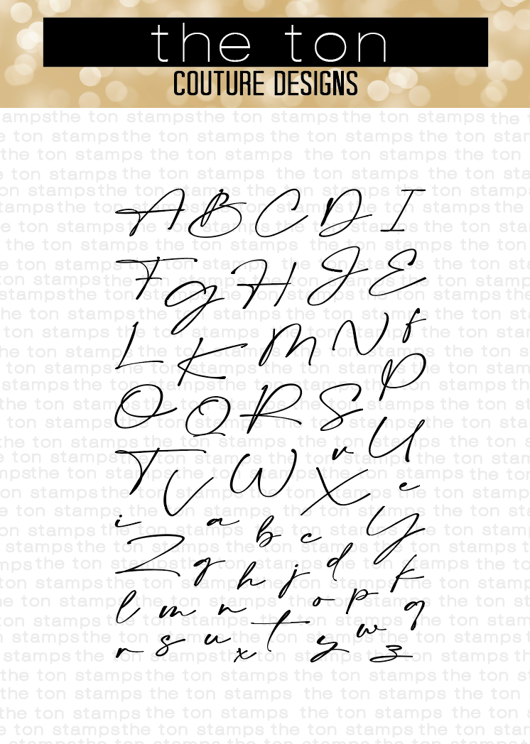 Script Alpha {Stamp} Script Alpha {Stamp}