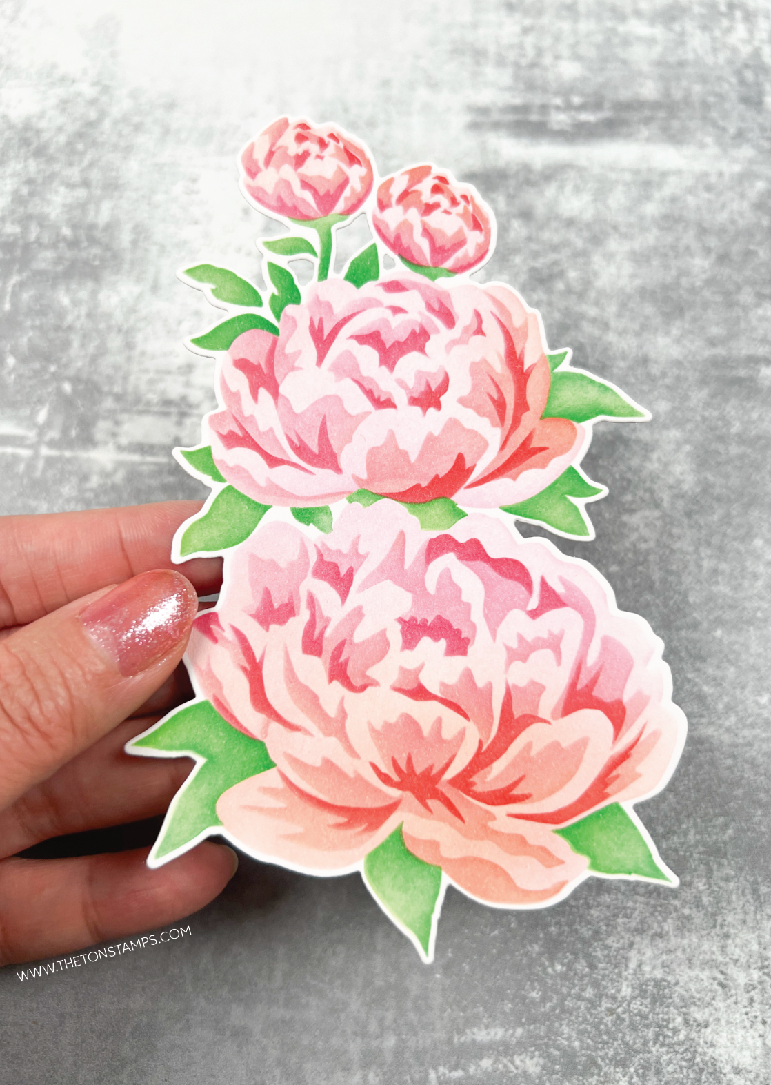 Stellar Peony Duet Layering Stencils | The Ton
