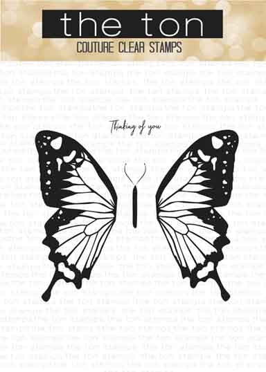 Couture Creations - Spread Your Wings Butterfly Stamp & Outline Stamps -  20487586
