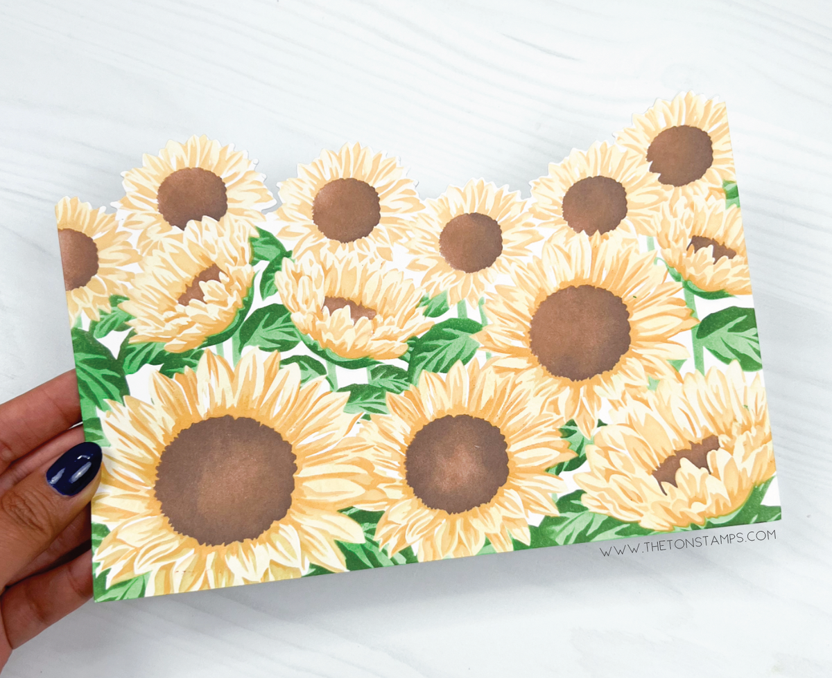 Sunflower Fields Layering Stencils | The Ton