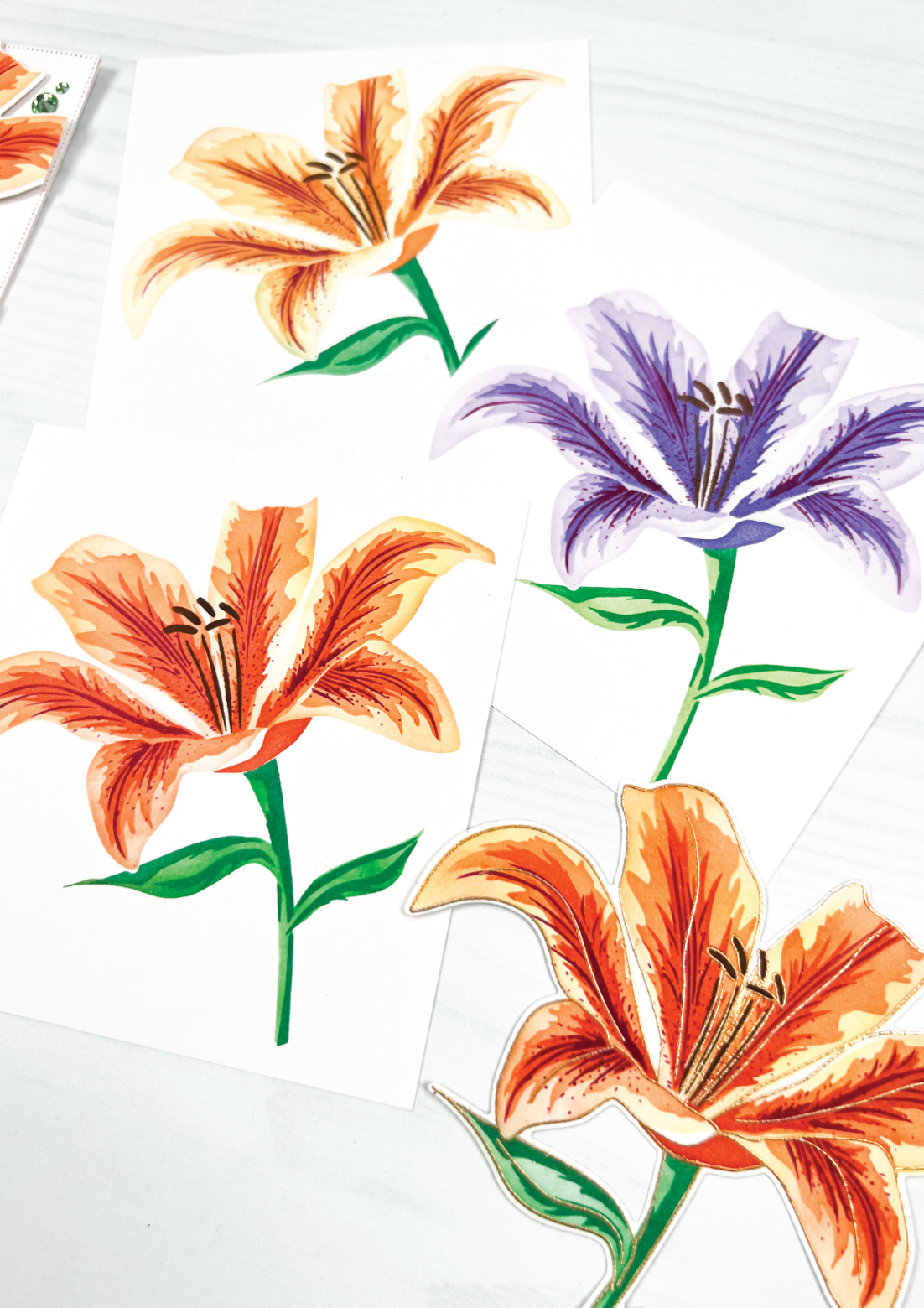 lily flower stencil Lily Bloom Layering Stencils