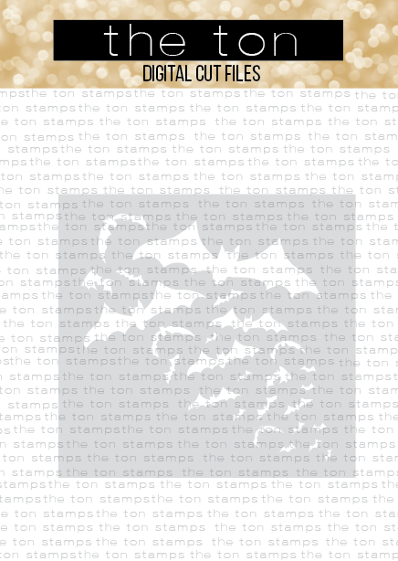 Batty Swirl Stencil SVG Cut File