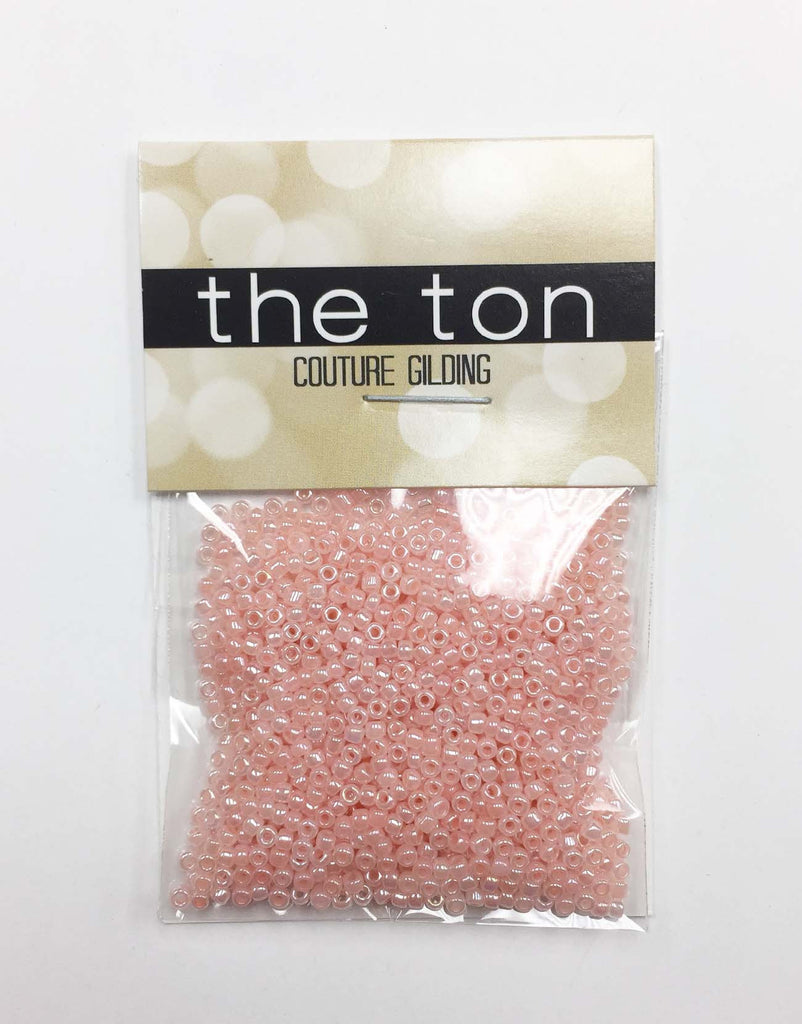 Blush Peach Pearl Seed Beads