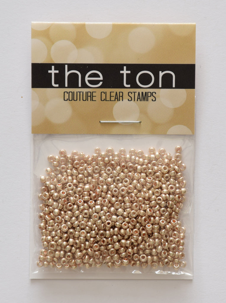 Light Rose Gold Seed Beads