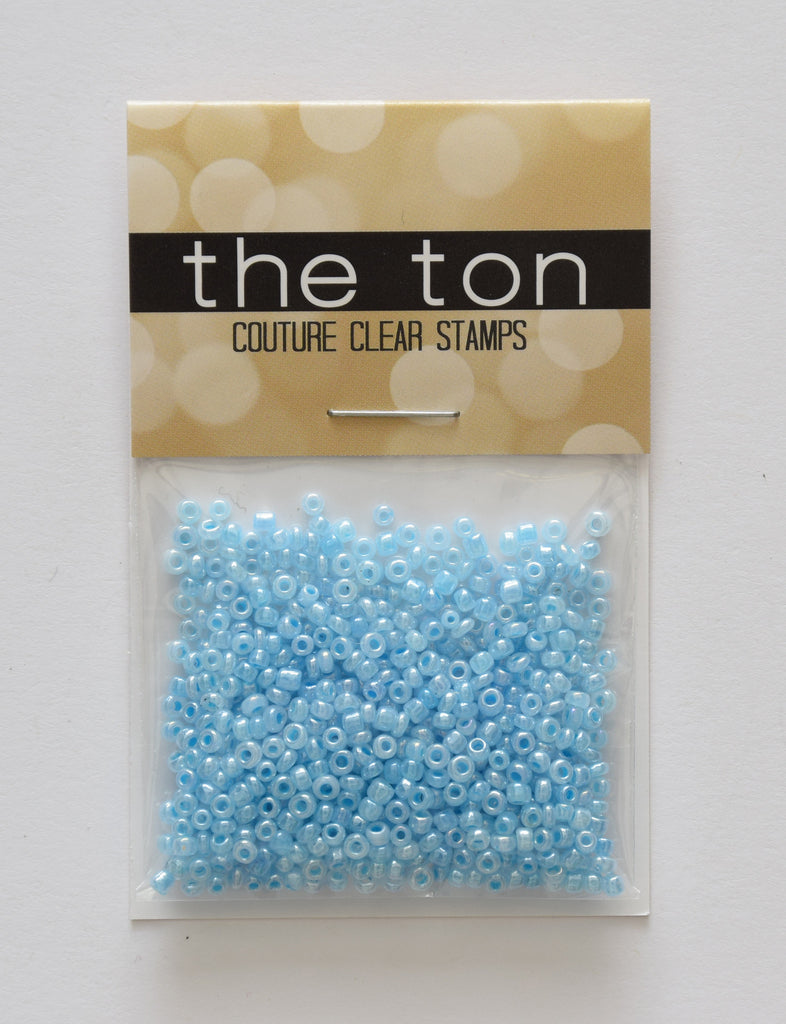 Sky Blue Pearl Seed Beads