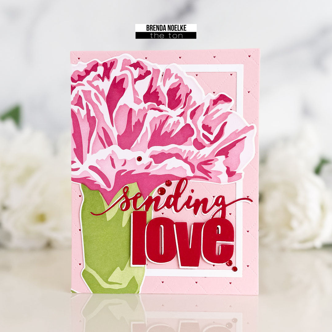 Sending Love - Mega Carnation Fan
