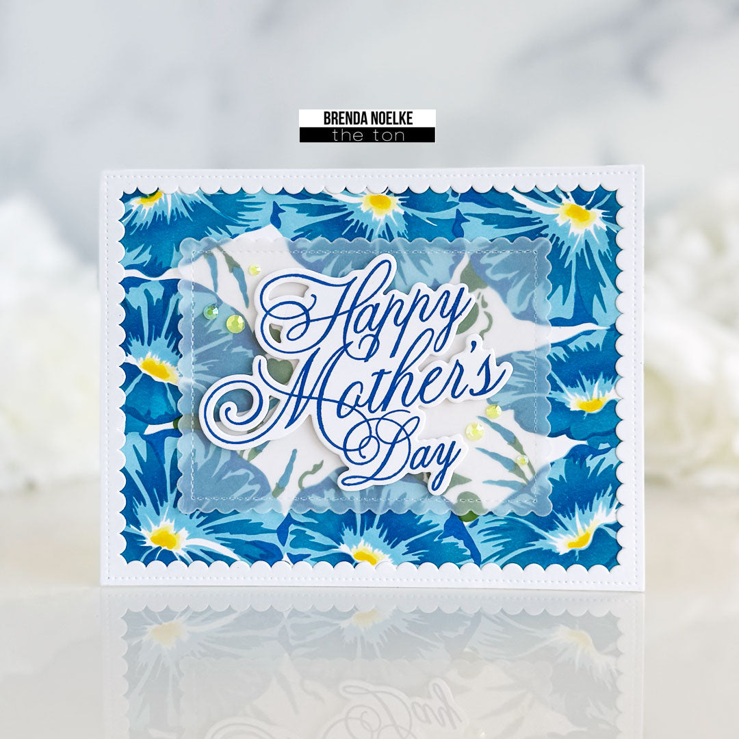 Happy Mother's Day - Morning Glory Border