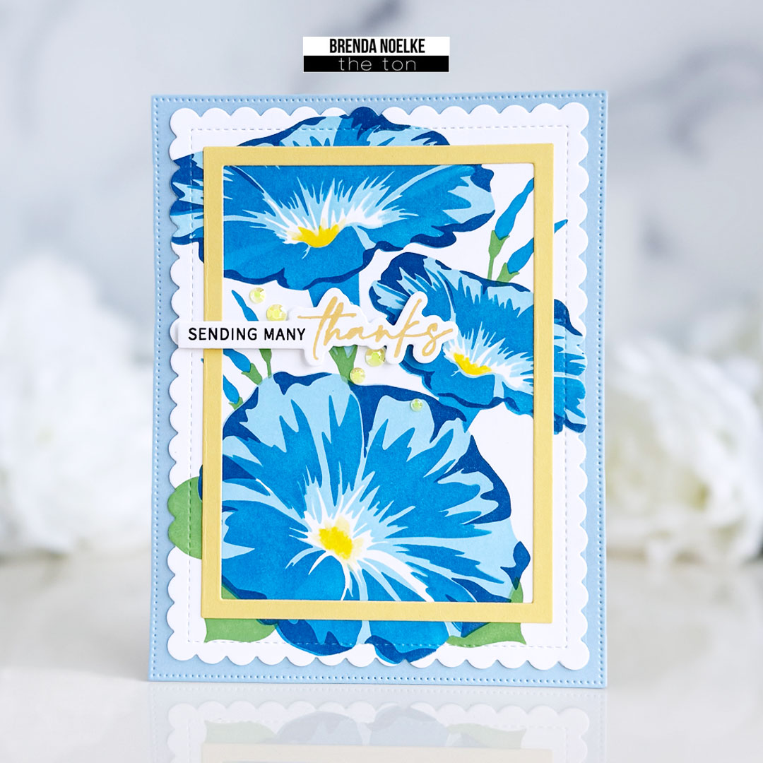 Sending Many Thanks - Morning Glory Trio
