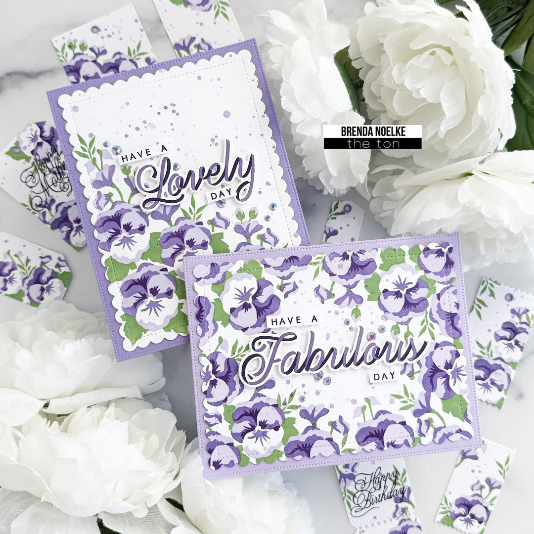 Pansy Cards & Tags