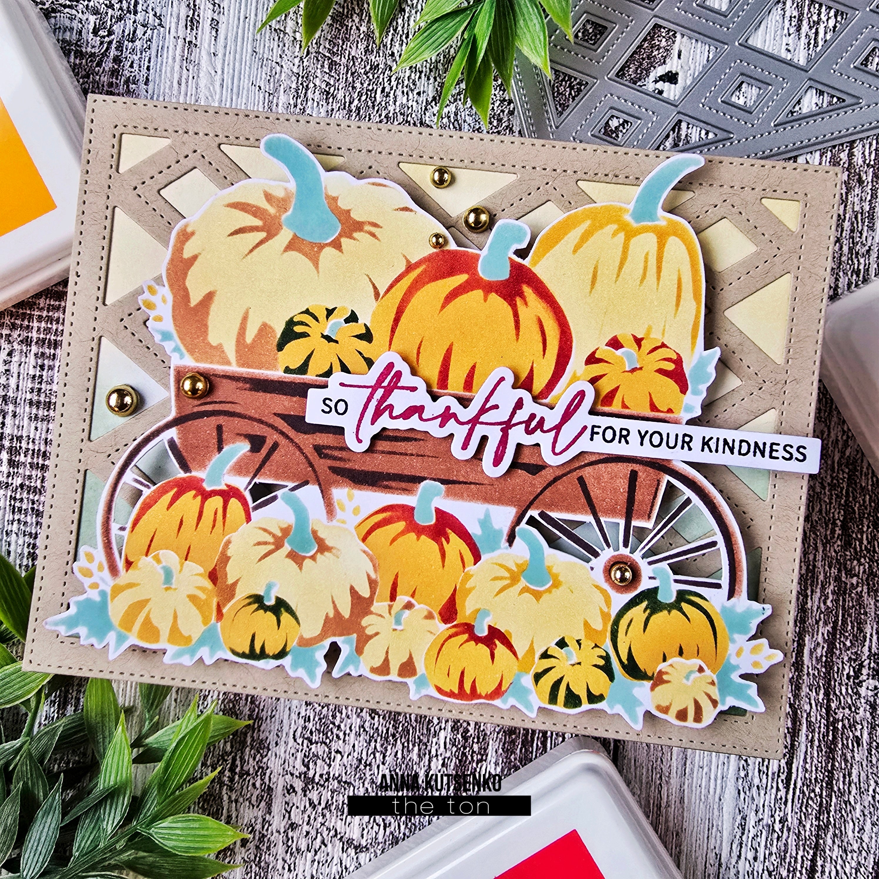 Pumpkin Wagon Layering Stencils