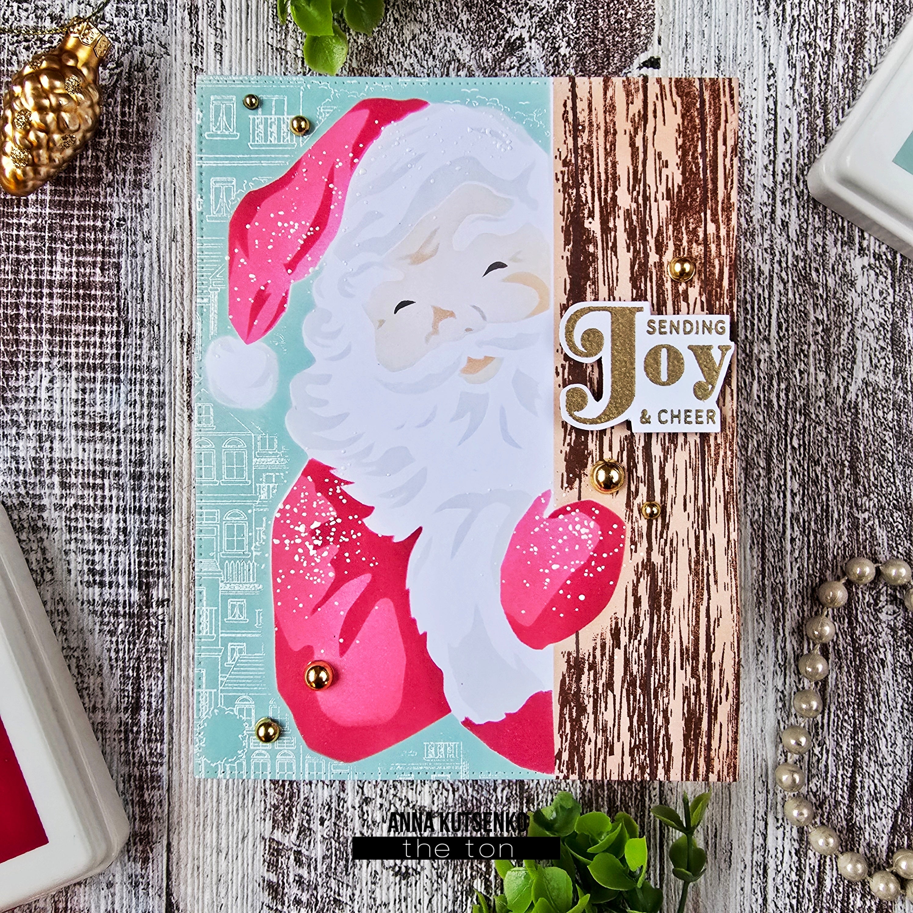 Peeking Santa Layering Stencils