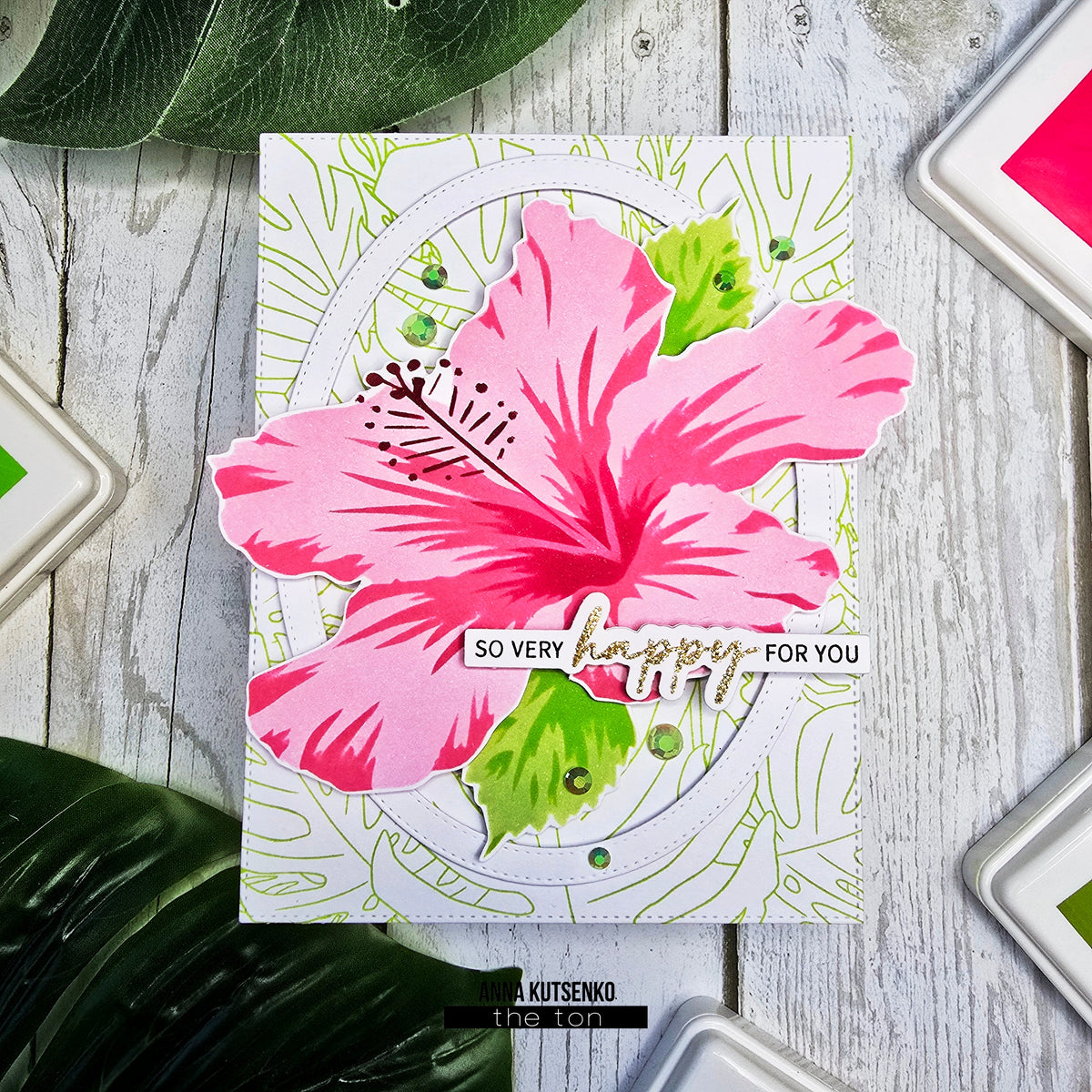 Mid-Hibiscus Layering Stencils