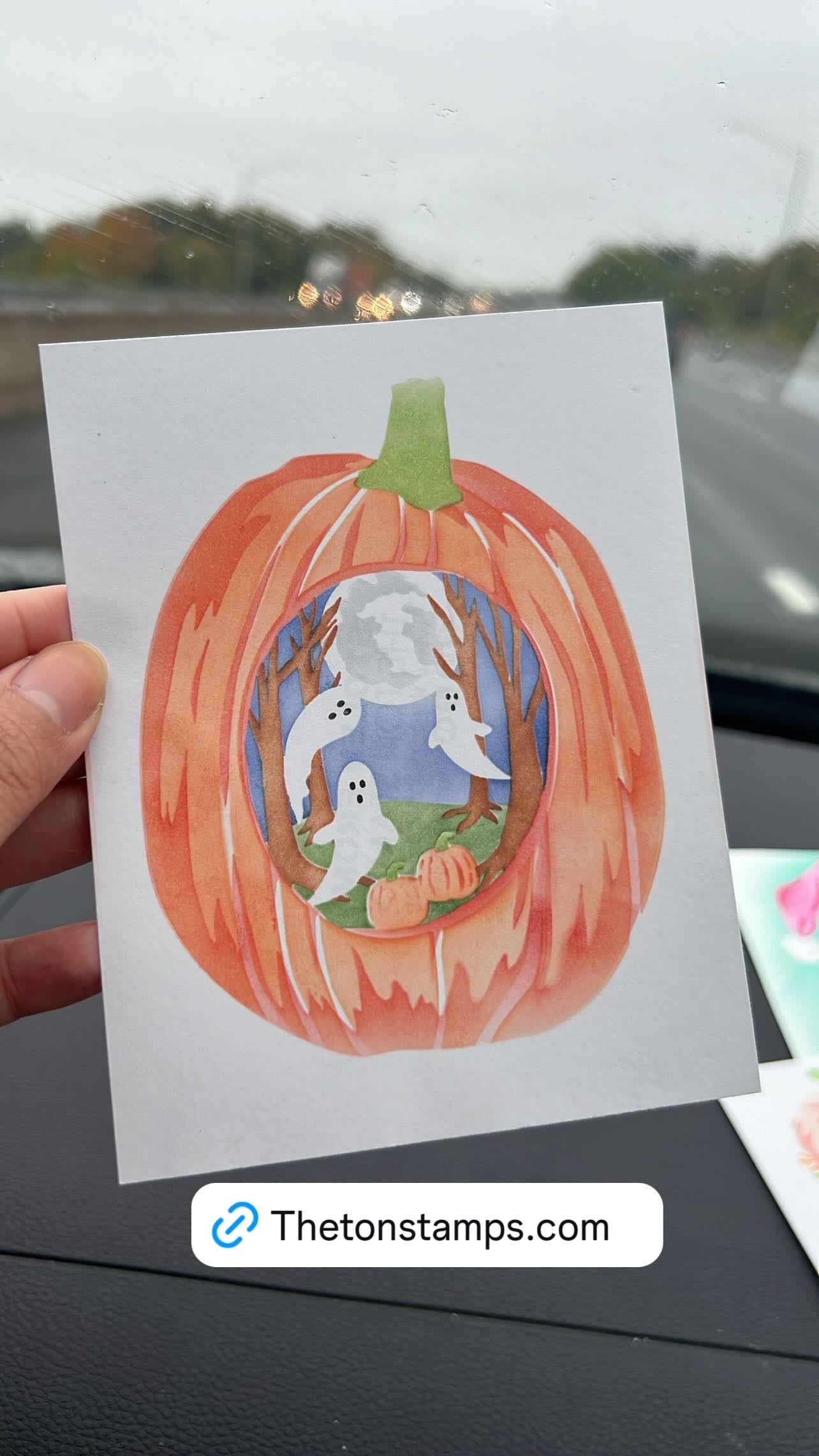 Pumpkin Ghosts Layering Stencils