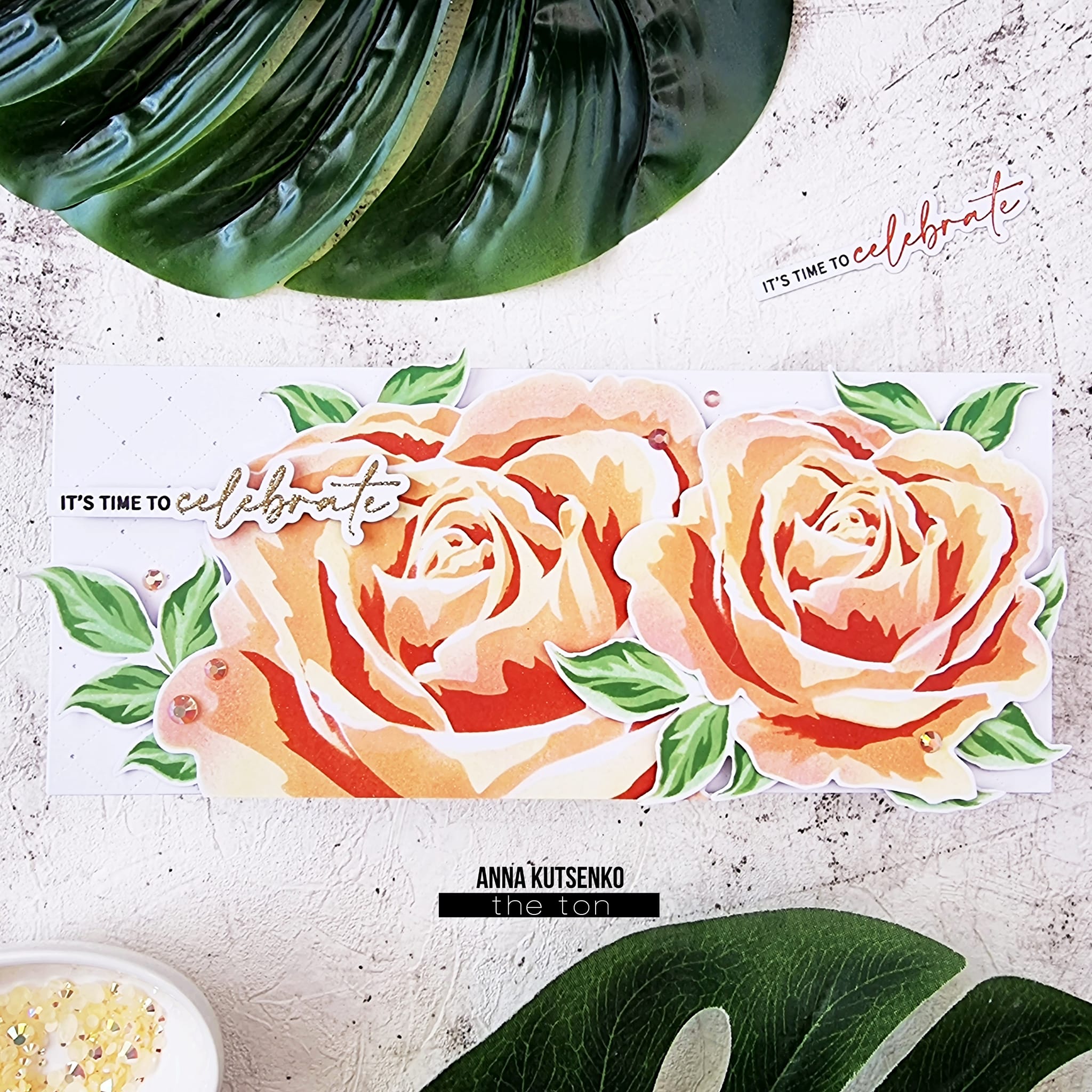 Mid-Rose Layering Stencils