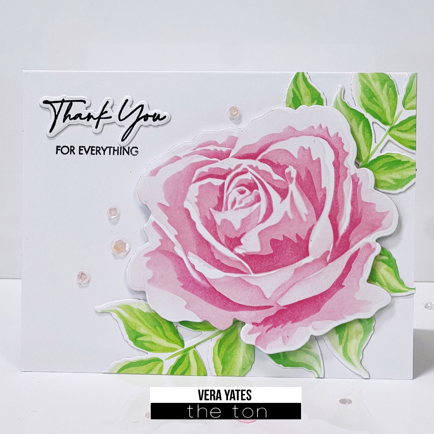 Rose Leaves Layering Stencils