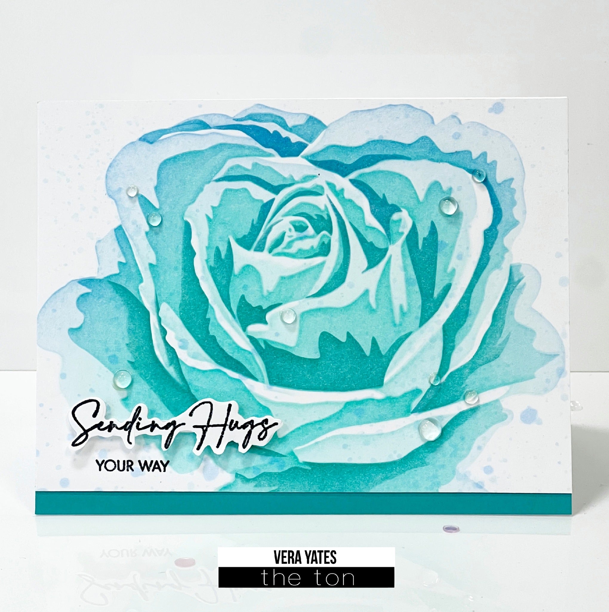 Jumbo Rose Layering Stencils