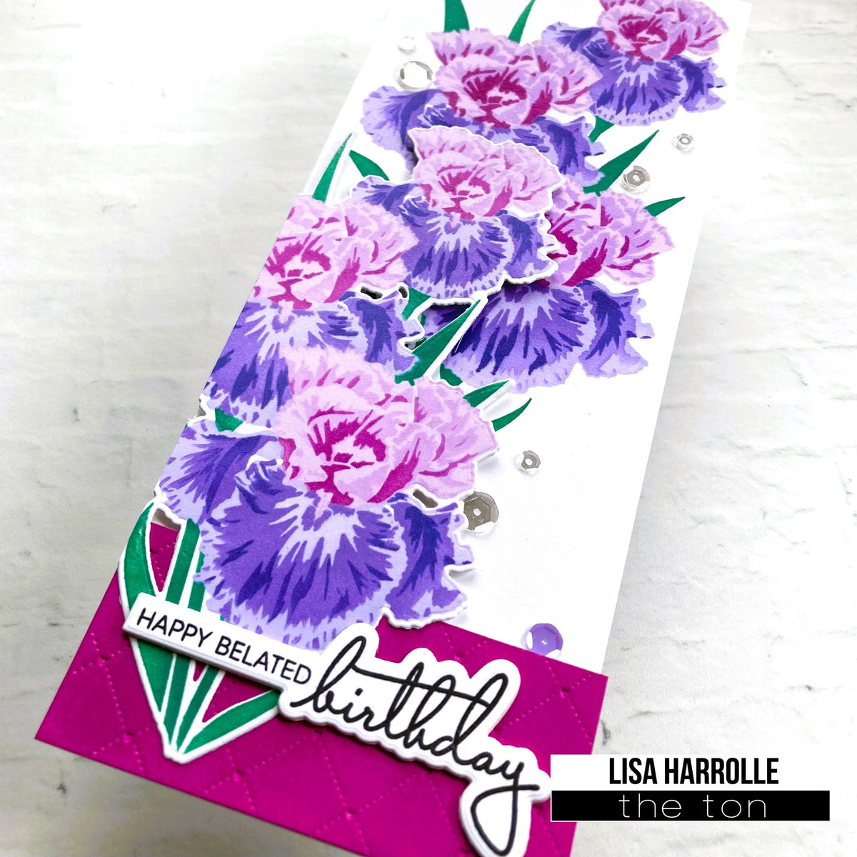 Climbing Iris Layering Stencils