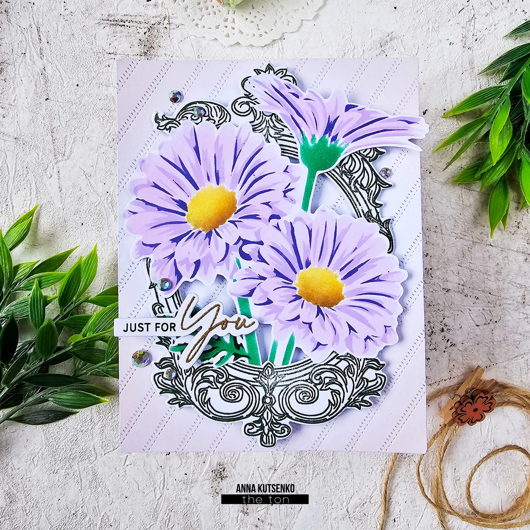 Daisy Bouquet Layering Stencils