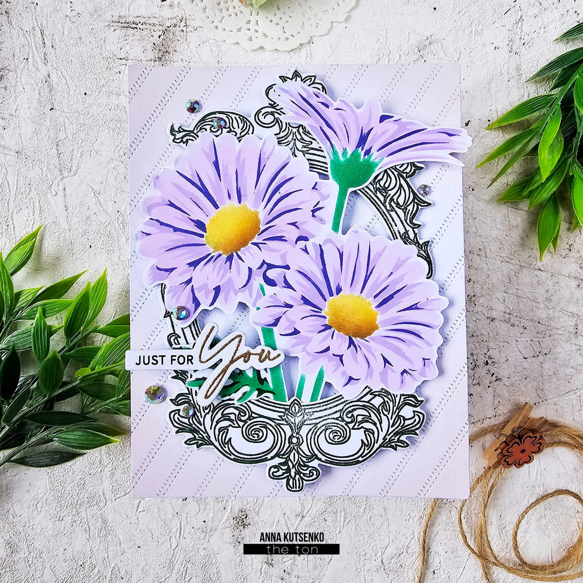 Daisy Bouquet Layering Stencils