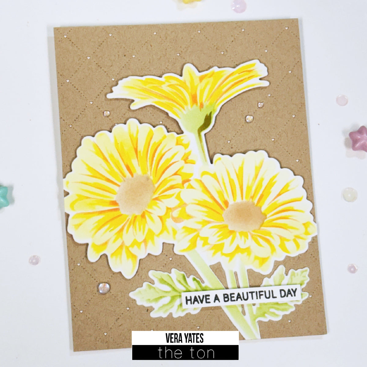 Daisy Bouquet Layering Stencils