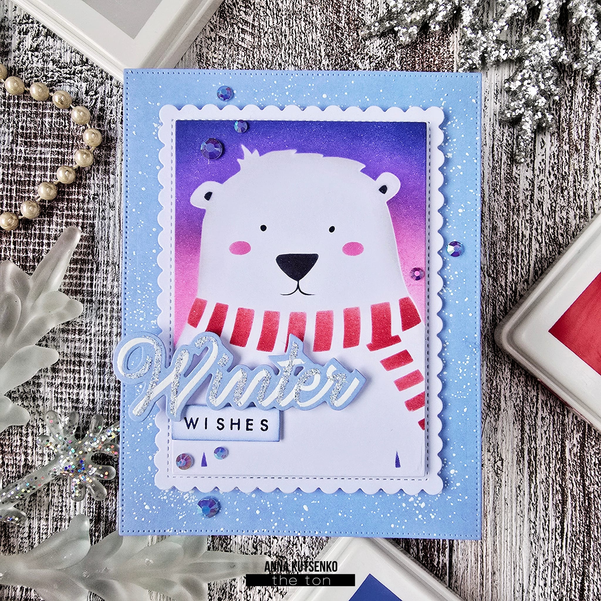 Winter Bear Layering Stencils