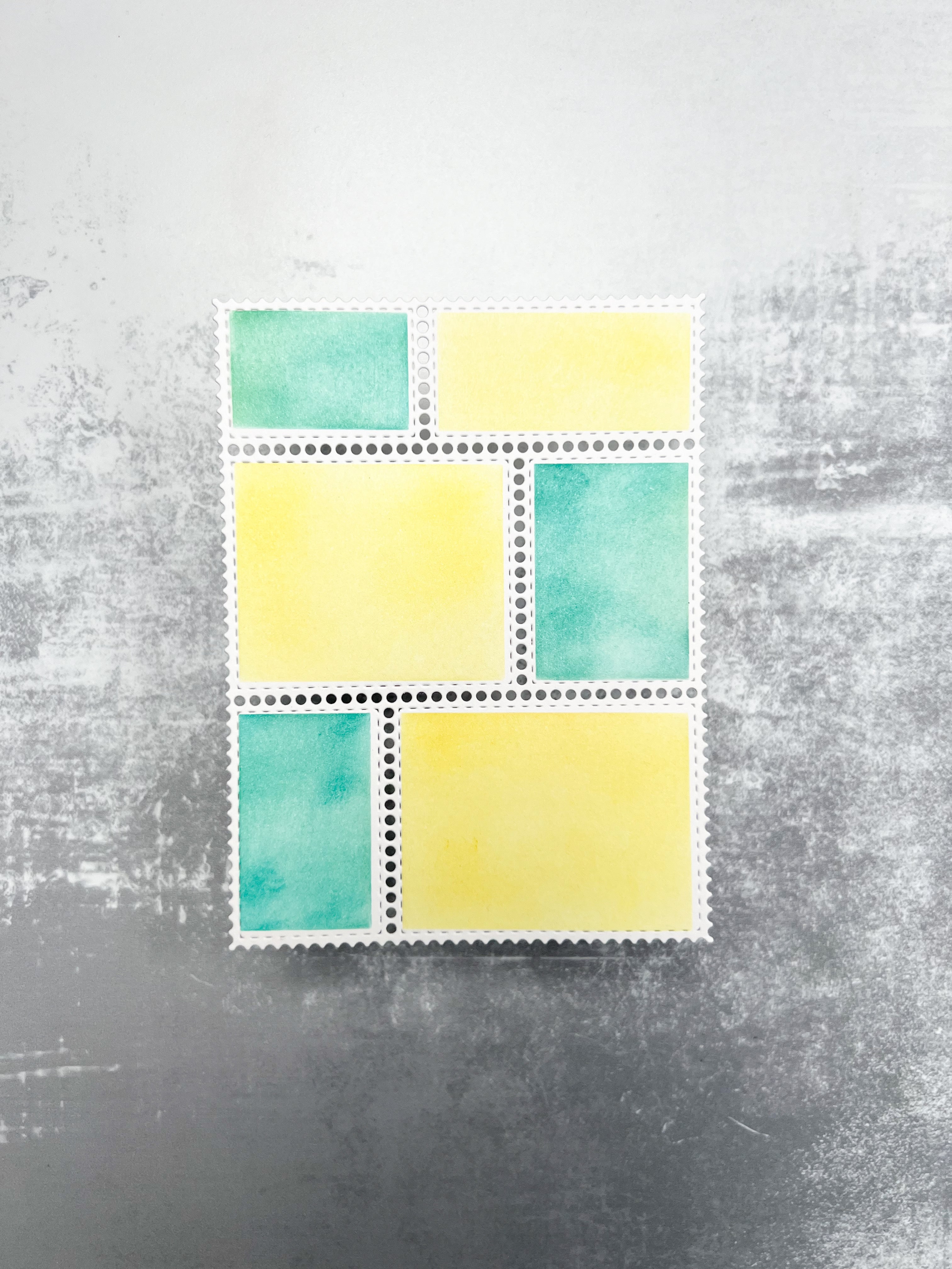 Postage: Windows Stencil