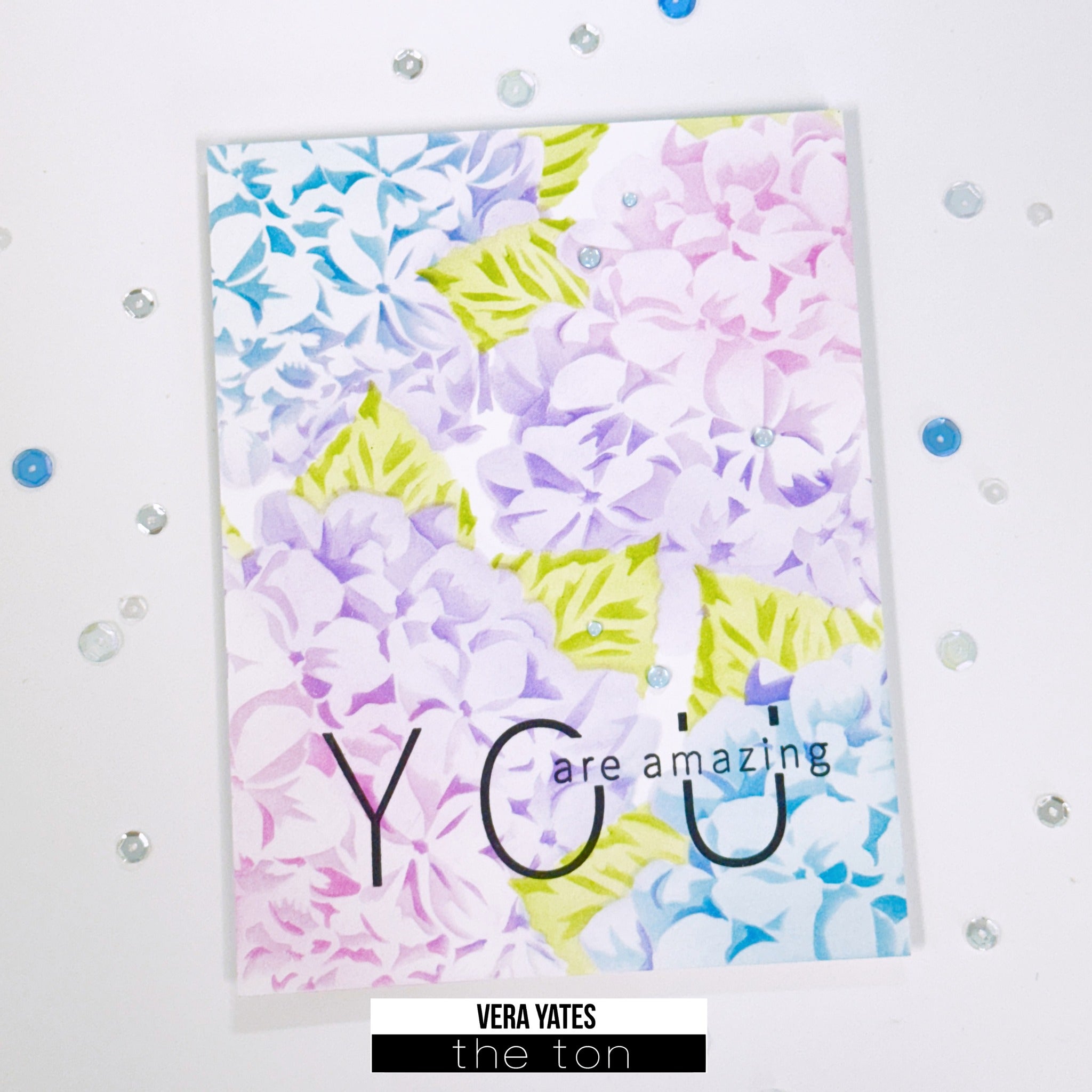 Hydrangea Garden Layering Stencils