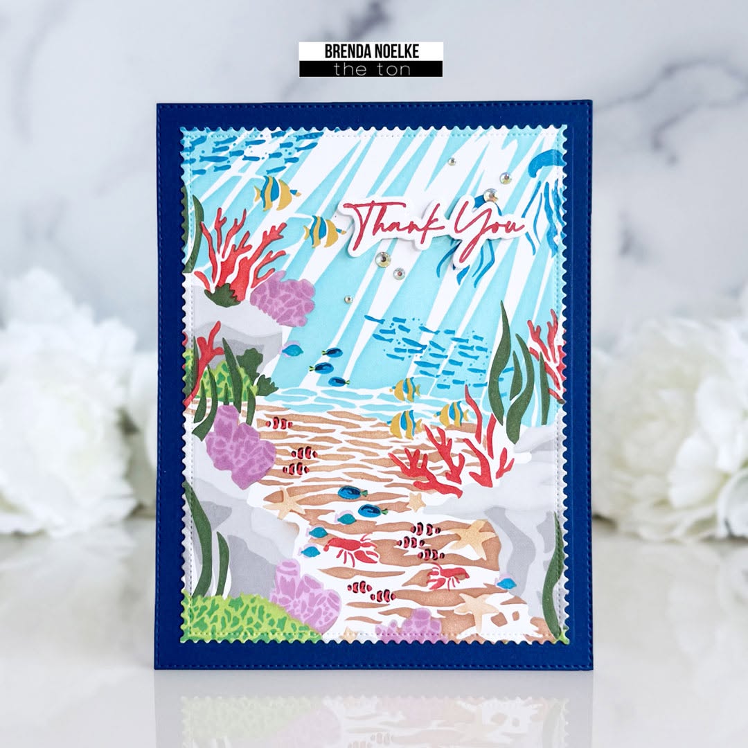 Under the Sea Layering Stencils