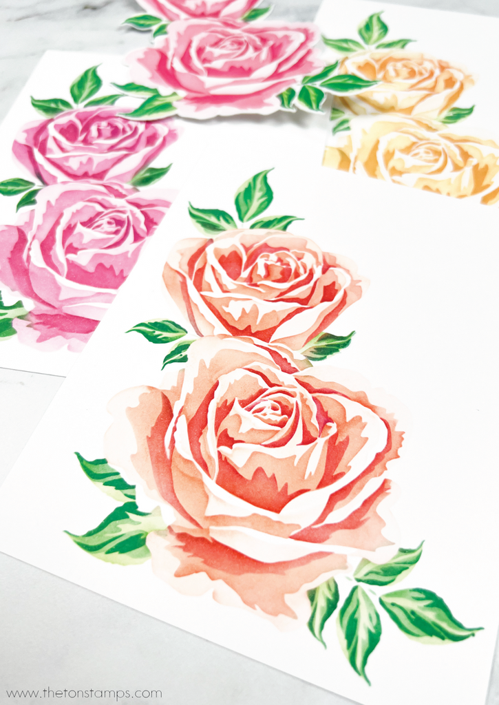 Rose Duo Layering Stencils