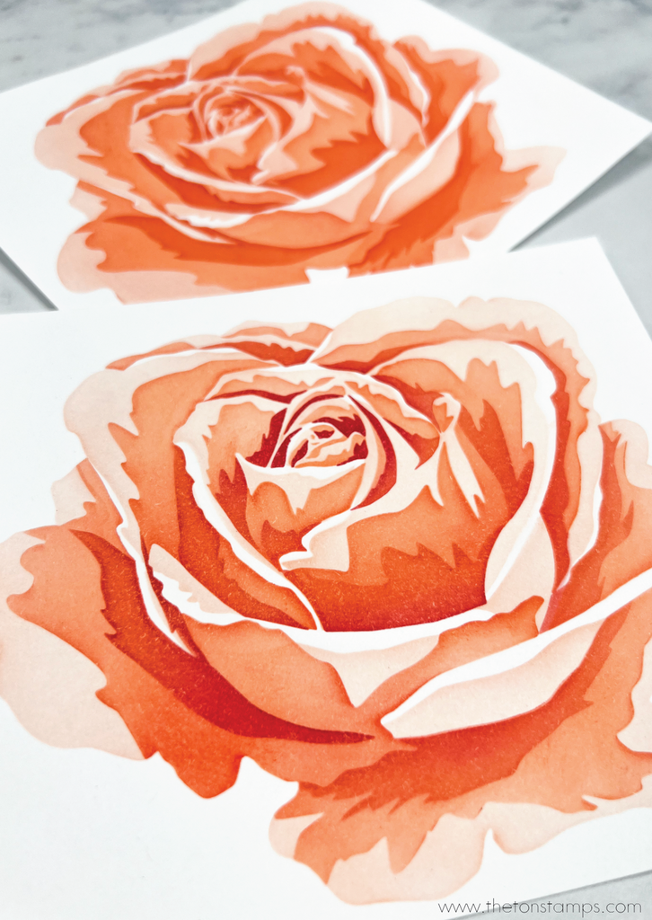 Jumbo Rose Layering Stencils