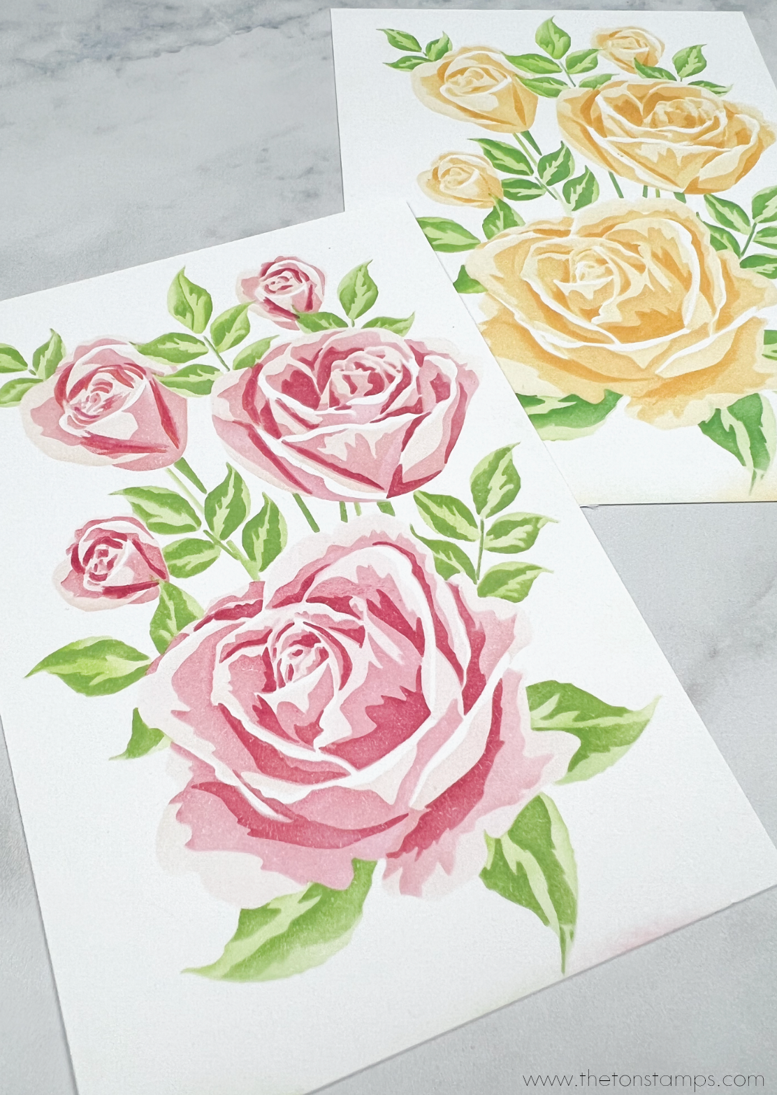 Climbing Roses Layering Stencils
