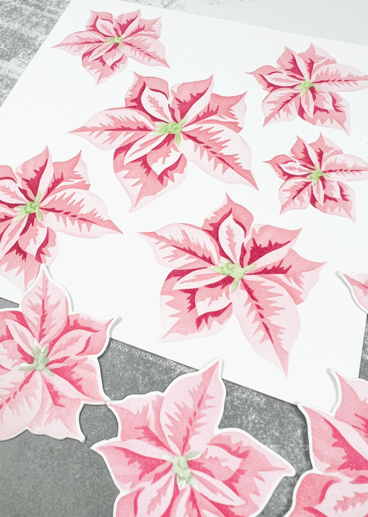 Poinsettias Unlocked Layering Stencils