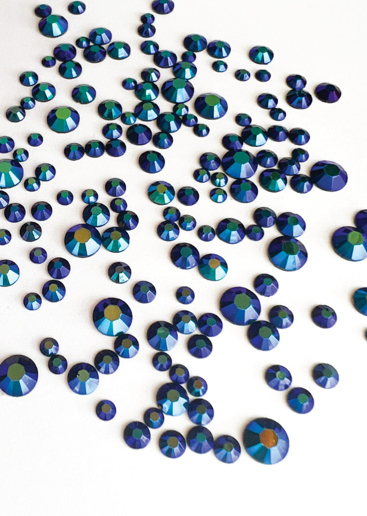 Rhinestones Mixed - Space Black Opaque