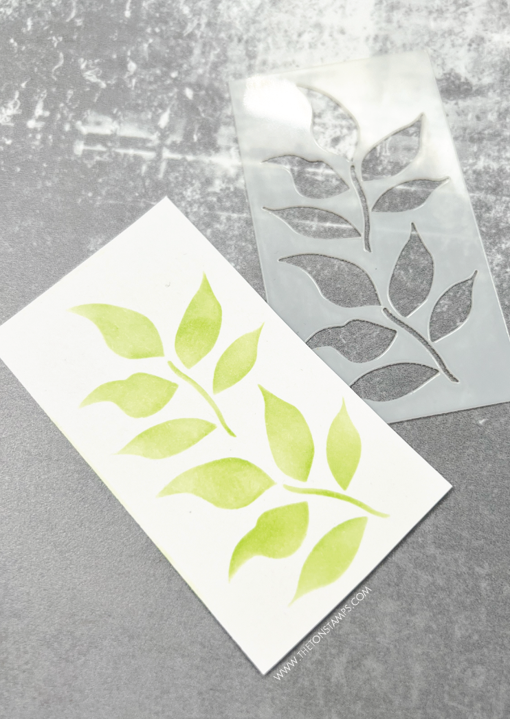 Mini Leaf Cluster Stencil