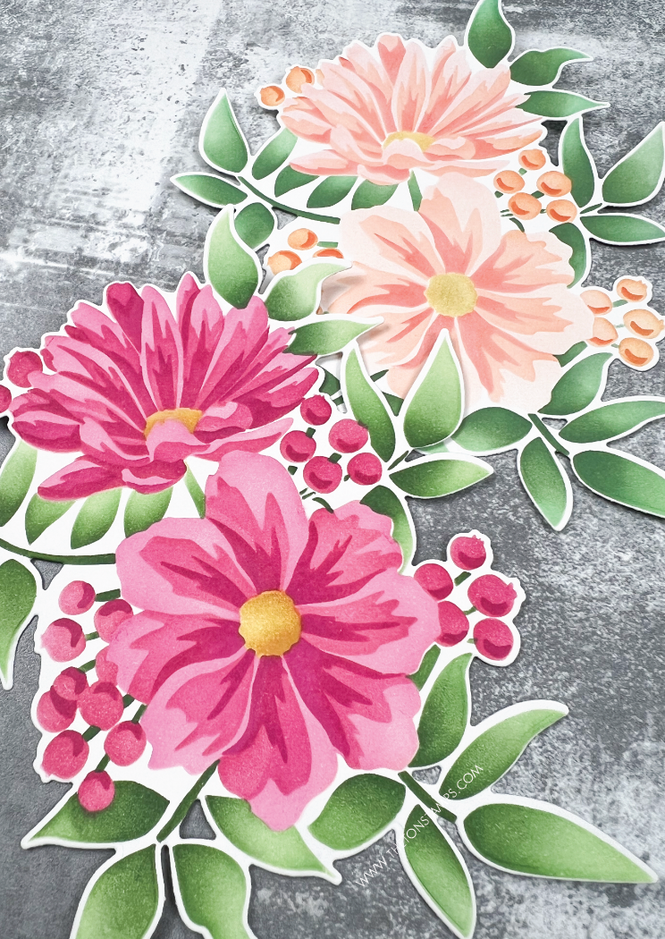 Heartfelt Blossoms Layering Stencils