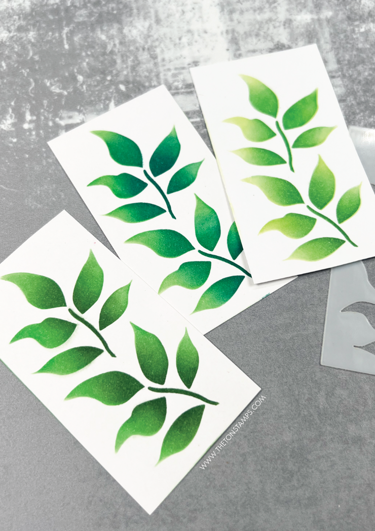 Mini Leaf Cluster Stencil