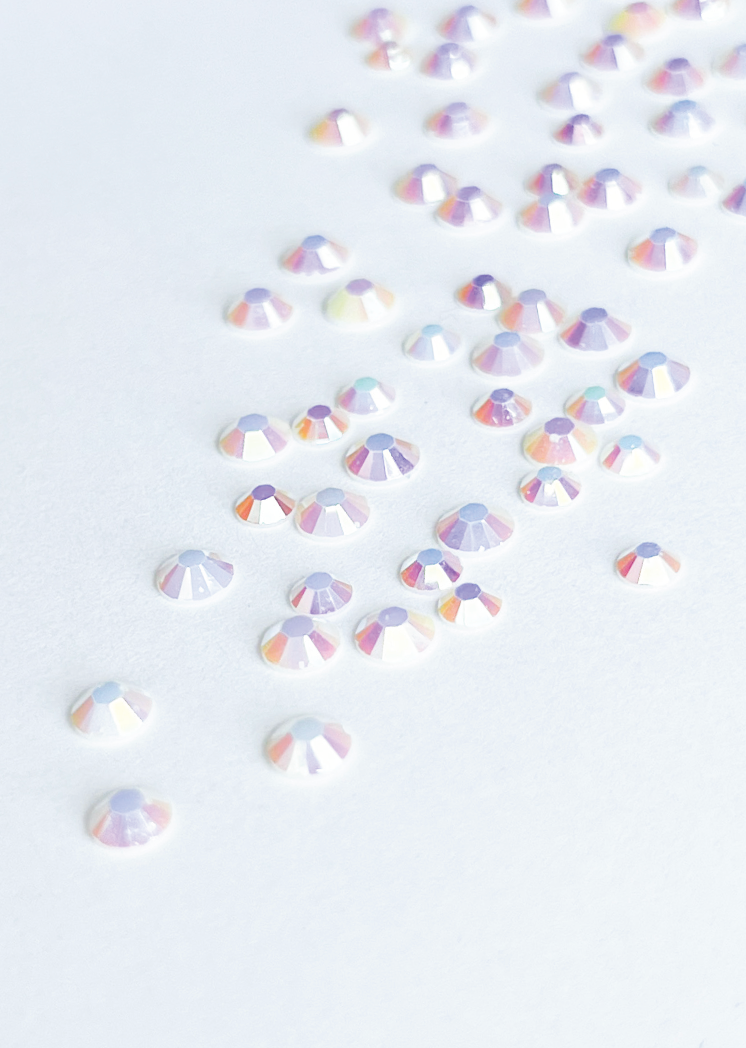 Rhinestones Mixed - Rainbow Snow Opaque