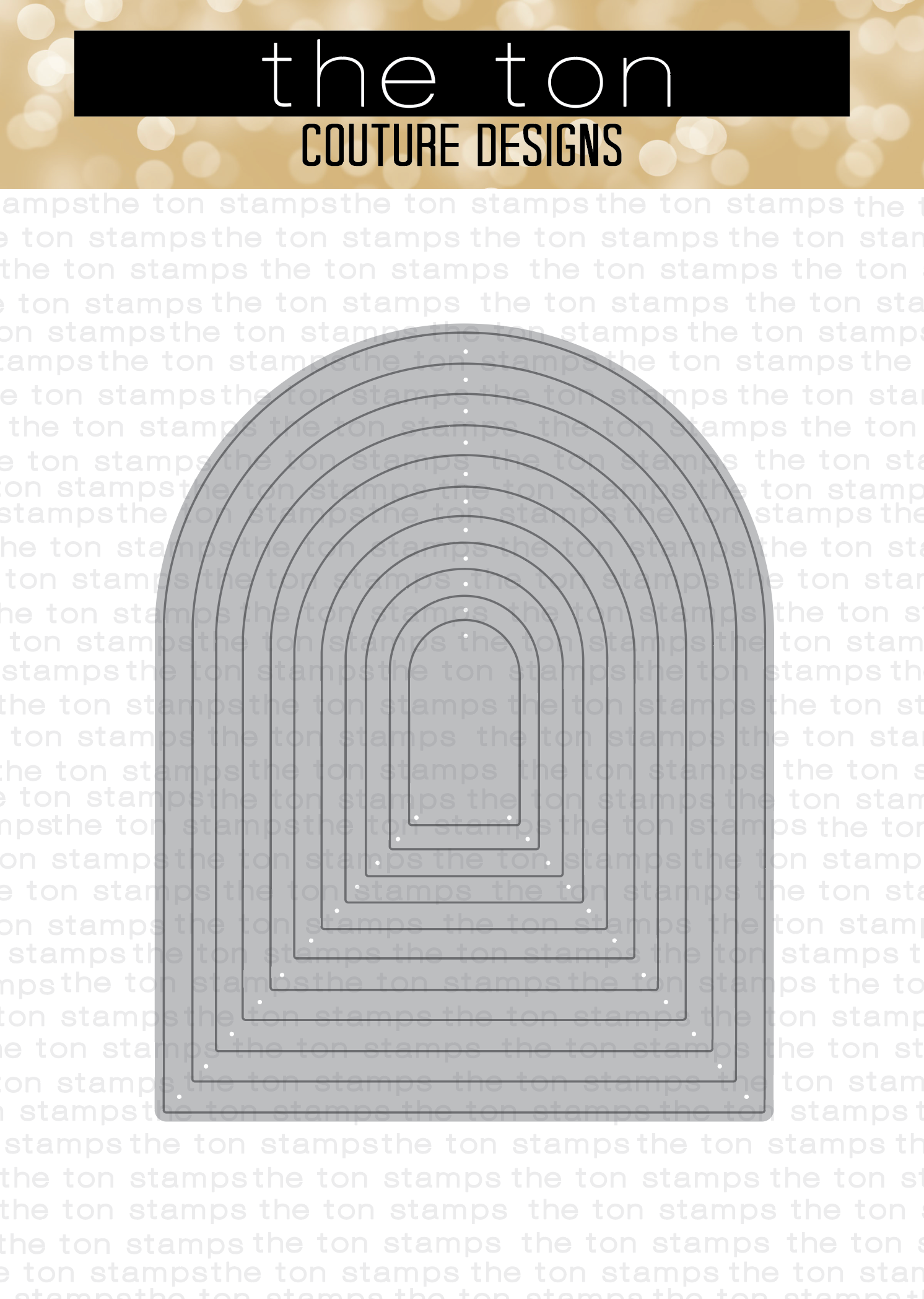 Dome Frames Slim Borders Coverplate Die