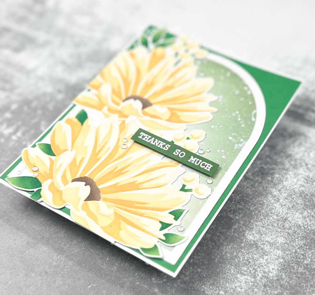 Lively Cosmos Layering Stencils