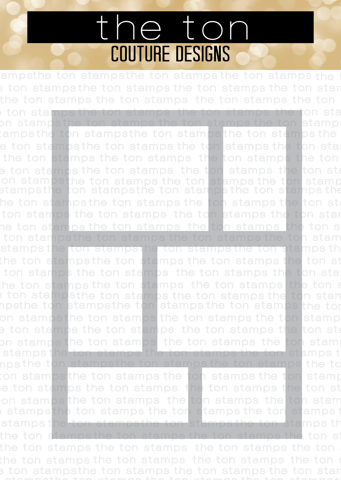 Postage: Windows Stencil