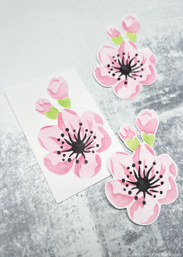 Mini Cherry Blossoms Stencil Set