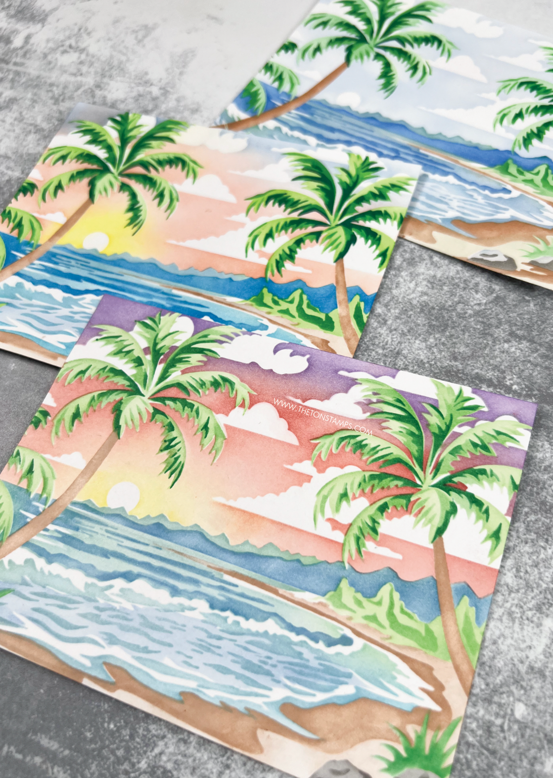 Beachscape Layering Stencils