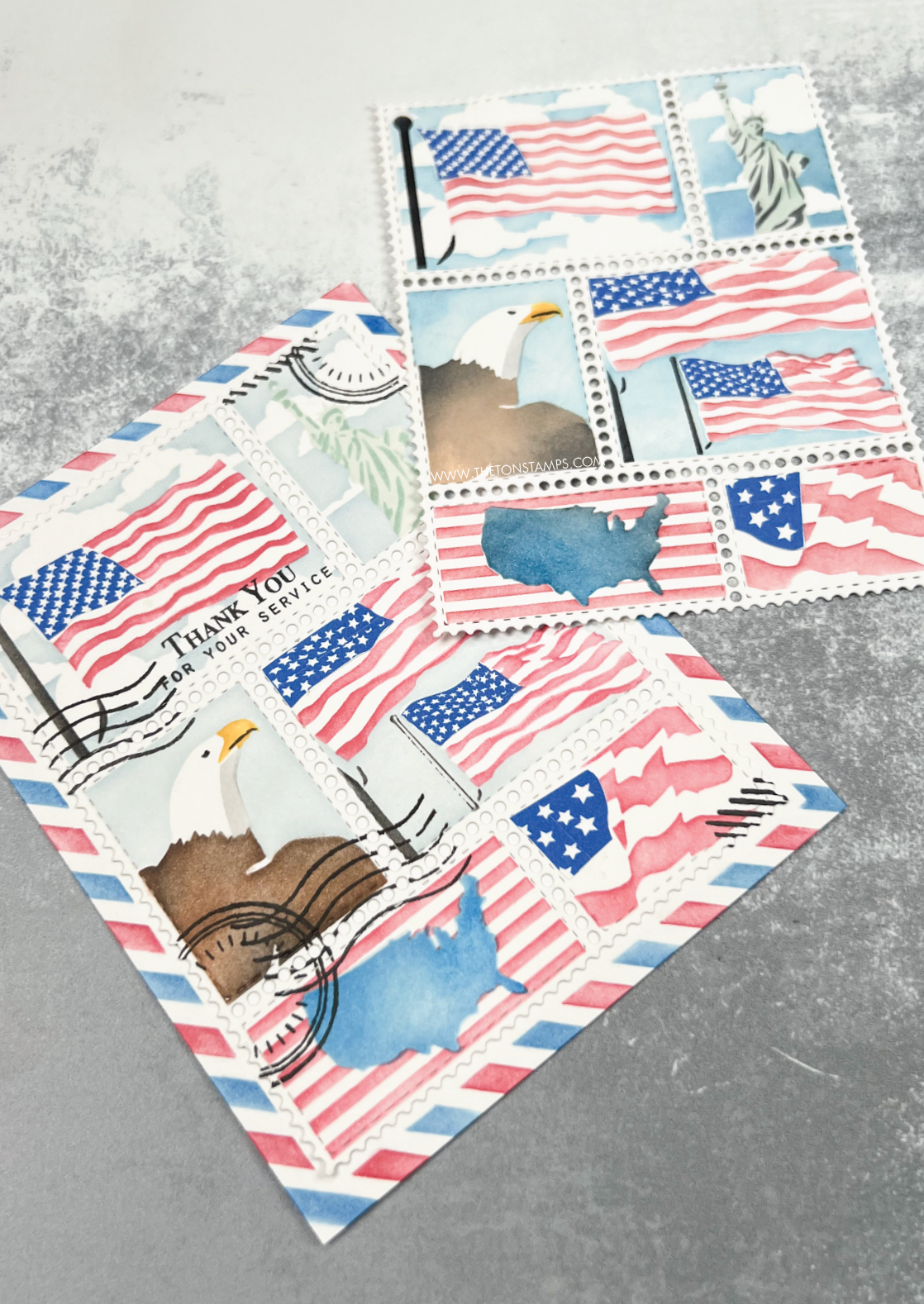 Postage: America Layering Stencils