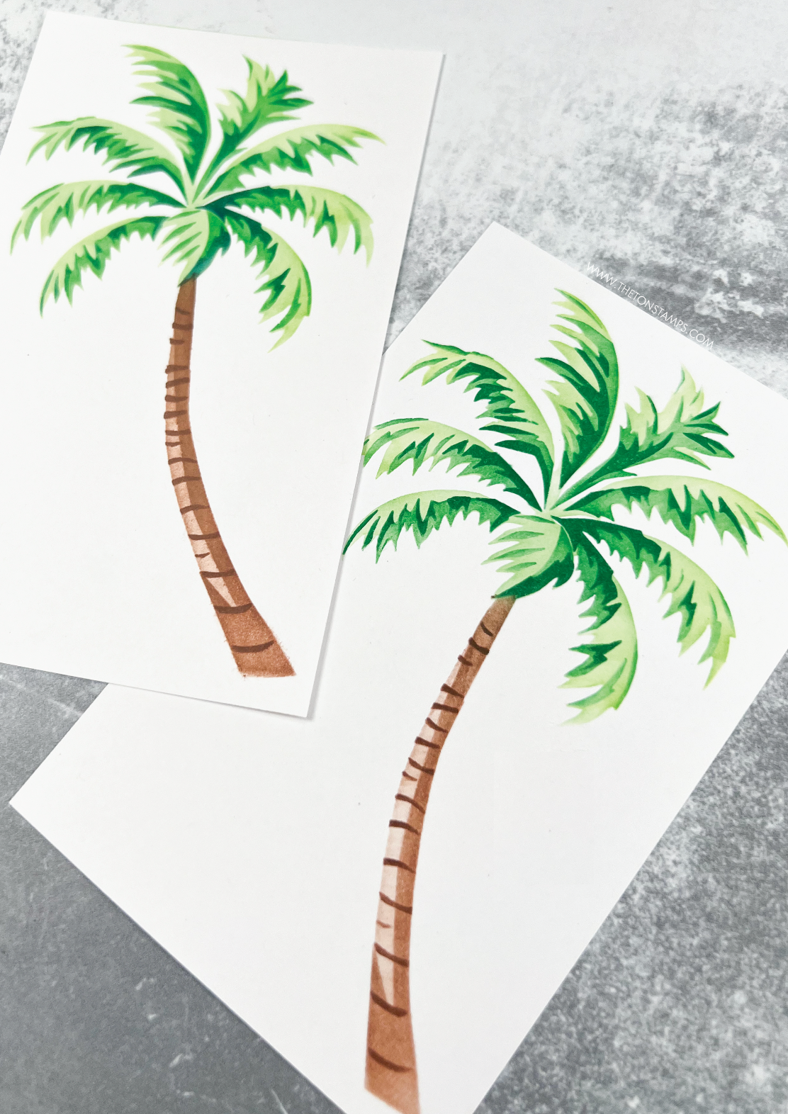 Palm Tree Layering Stencils