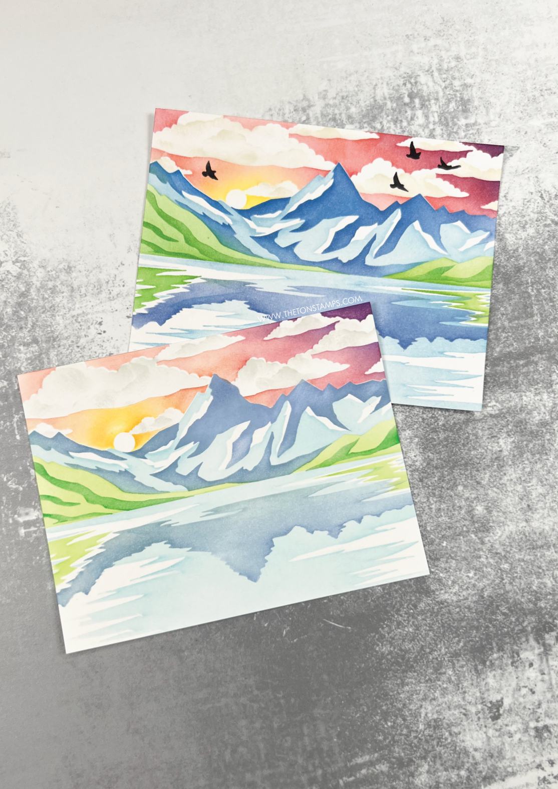 Glacierscape Layering Stencils