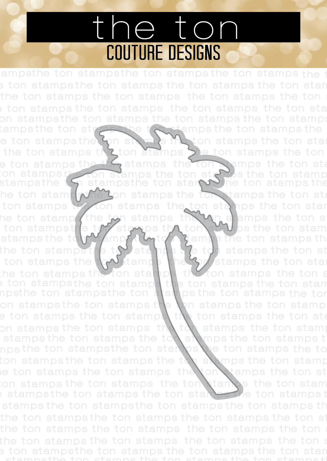 Palm Tree Stencil Coordinating Die
