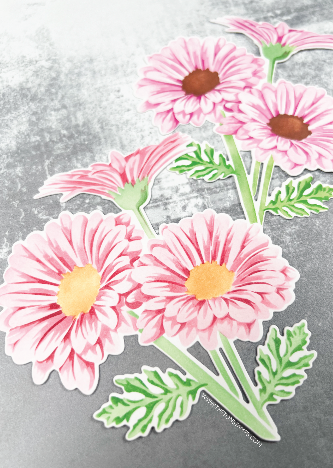 Daisy Bouquet Layering Stencils