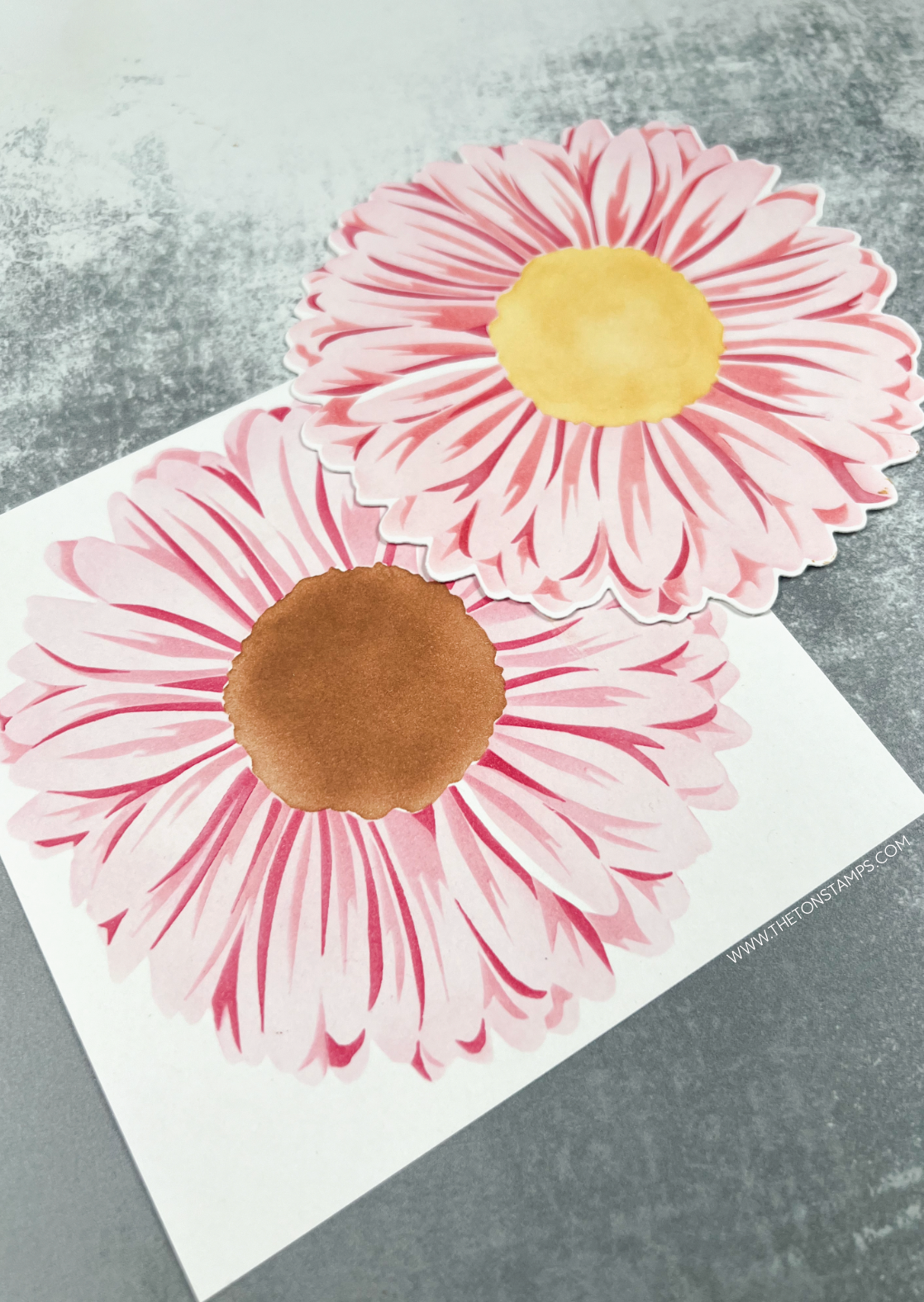 Round Daisy Layering Stencils