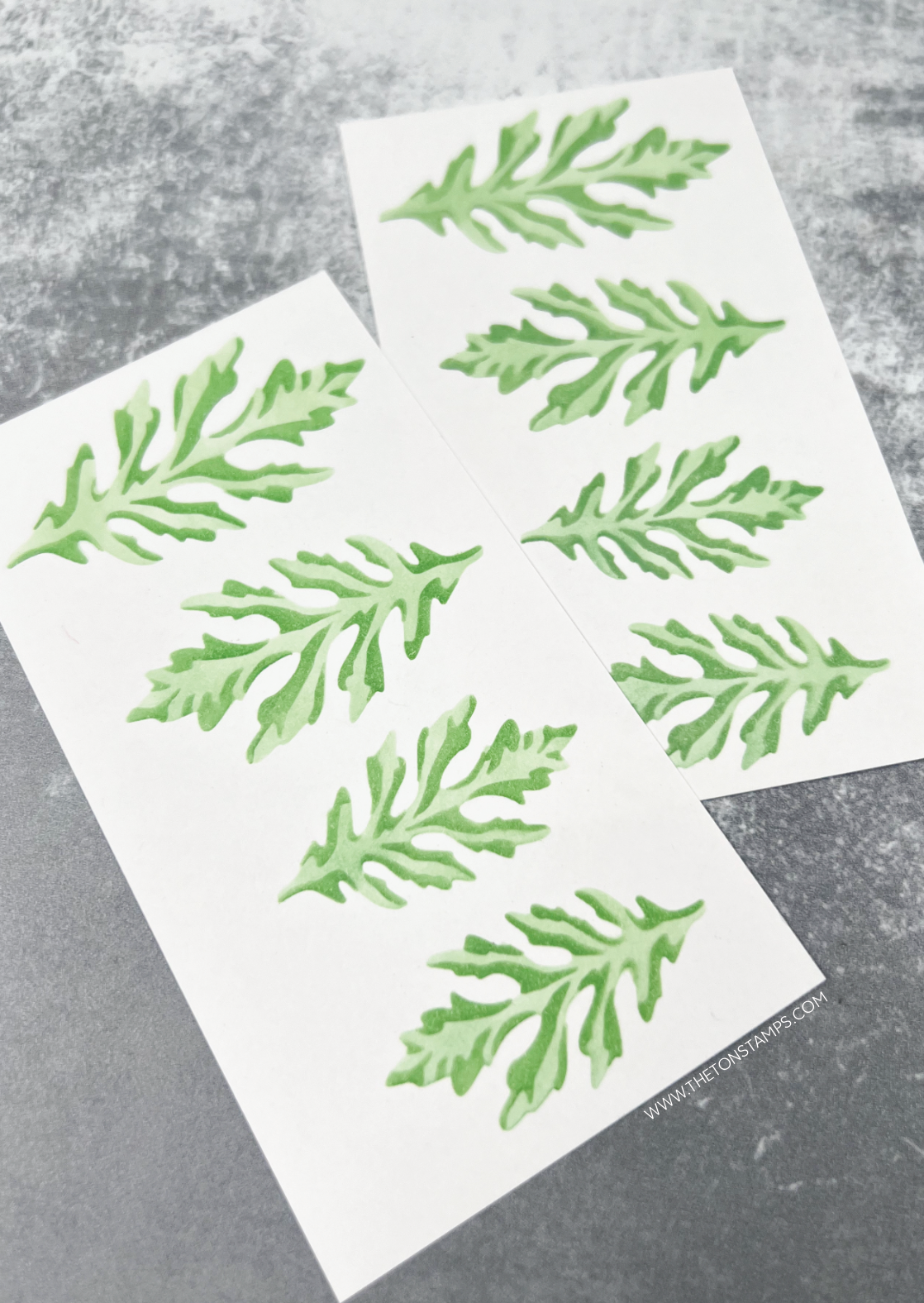 Daisy Leaves Stencil