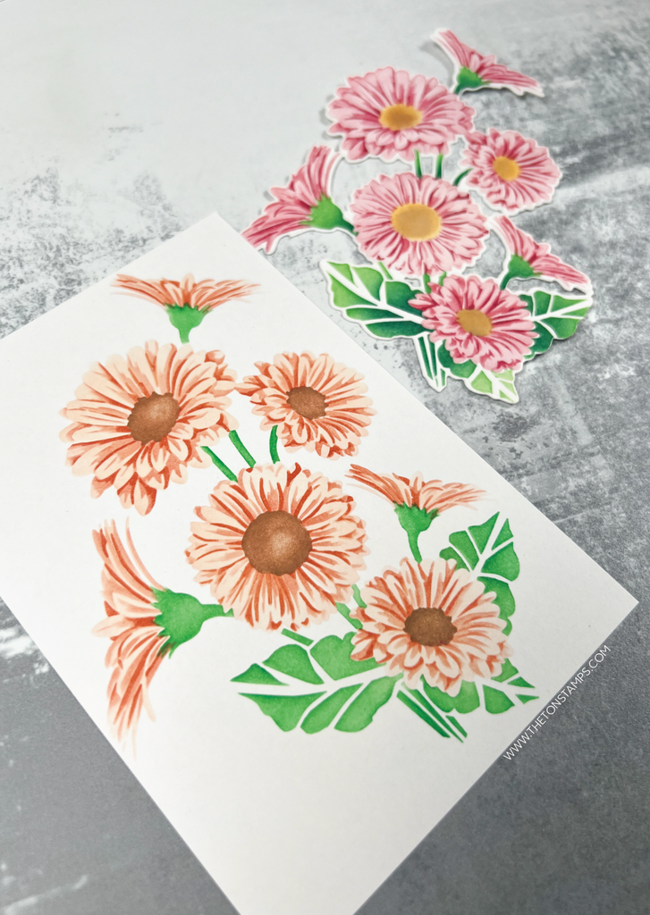 Climbing Daisies Layering Stencils